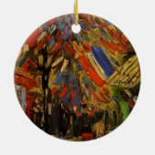 14 juli 2010 in Parijs door Vincent van Gogh Keramisch Ornament (Achterkant)