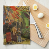 14 juli 2010 in Parijs door Vincent van Gogh Theedoek (Quarter Fold)