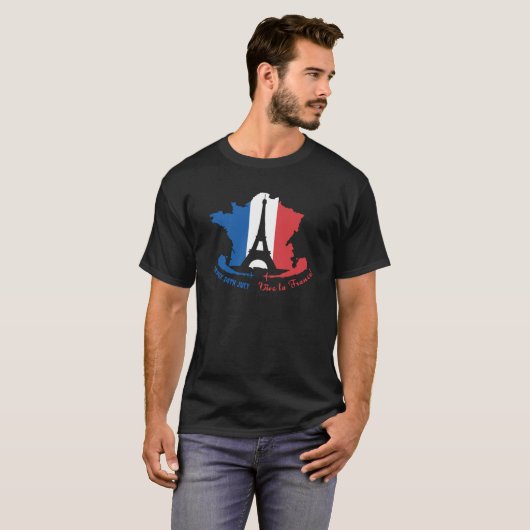 14 juli Bastille T-shirt (Voorkant volledig)