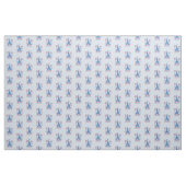 14 juli Franse Bastille Day on Blue Stof (Yard (91,4 cm))