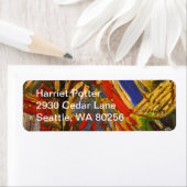 14 juli in Parijs Van Gogh Fine Art Etiket (Insitu)