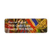 14 juli in Parijs Van Gogh Fine Art Etiket (Voorkant)