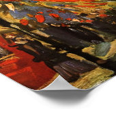 14 juli in Parijs Van Gogh Fine Art Poster (Hoek)