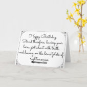 14 juni de kaart van de Verjaardag van de Bijbel (Gele Bloem)