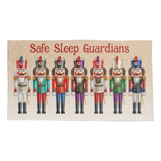 14 Kleurrijke Notenkrakers Speelgoed Soldiers Kussensloop (Achterkant)