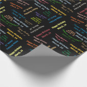 14 maart, cadeaupapier voor cadeautjes (Hoek)