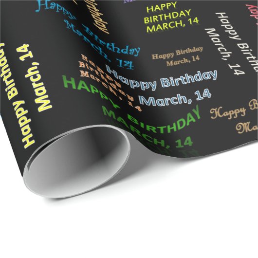 14 maart, cadeaupapier voor cadeautjes (Rol Hoek)
