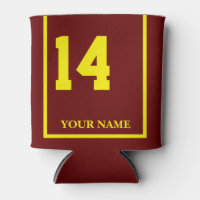 14 Maroon met Gele Paard Zadeldeken Custom