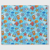 #14 Nautische Haven inpakpapier "Big Size" (Vlak)