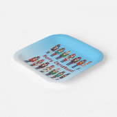 14 Nutty Nutcracker Speelgoed Soldiers Papieren Bordje (Gebogen)