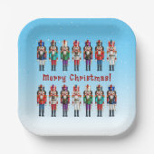 14 Nutty Nutcracker Speelgoed Soldiers Papieren Bordje (Voorkant)