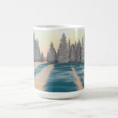 14 oz mok met "Dusting of Snow" afbeelding (Center)