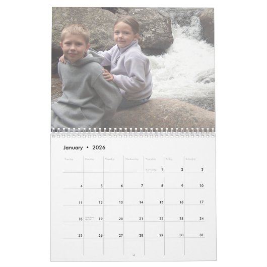 14 Photo Full Coverage - 1 foto per maand Kalender (Jan 2026)