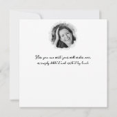 *_* 14  PHOTO NAME Birthday Whimsical Gothic Kaart (Achterkant)