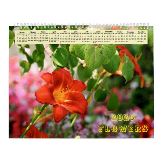 14 photos of flowers kalender (Hoes)