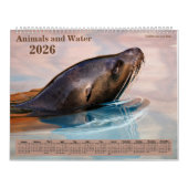 14 photos os animals and water kalender (Hoes)