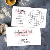 14 "Ronde verjaardagstaart serveergids 2x2 porties Informatiekaartje