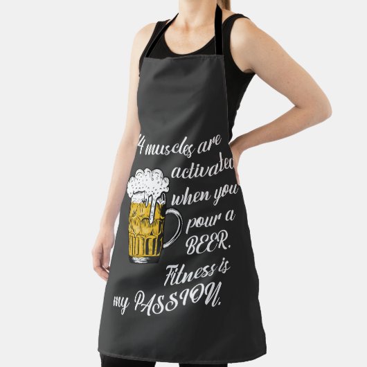 14 Spieren geactiveerd wanneer je een biertje sche Schort (Insitu)