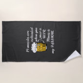 14 Spieren geactiveerd wanneer je een biertje sche Strandlaken (Voorkant)