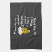 14 Spieren geactiveerd wanneer je een biertje sche Theedoek (Verticaal)