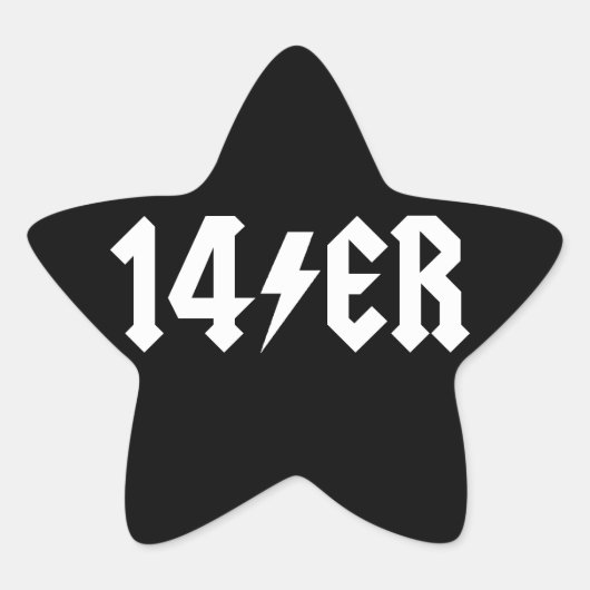 14 STER STICKER (Voorkant)