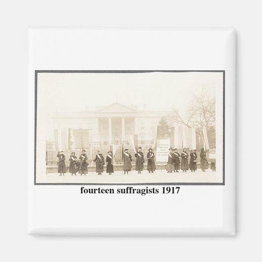 14 Suffragisten, 1917 Magneet (Voorkant)