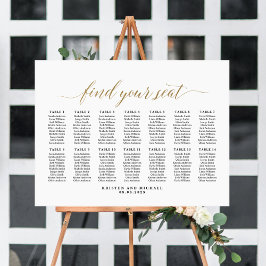 14 Tafels Klasseerige Zitplaatsindeling Poster