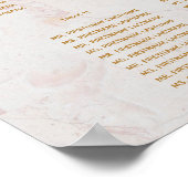 14 Tafelzittingsschema Wortingroze orchideeën Poster (Hoek)