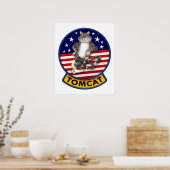 14 Tomcat Mascot Poster (Keuken)