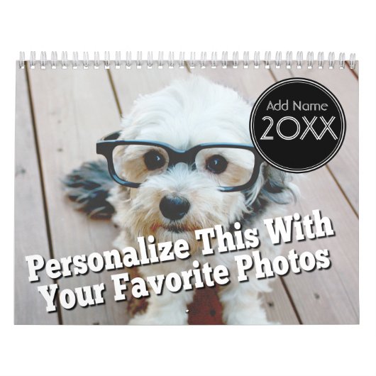 14 Volledige dekking fotosjabloon - Fotocollage Kalender (Hoes)