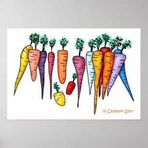 14 Wortelkunst Poster