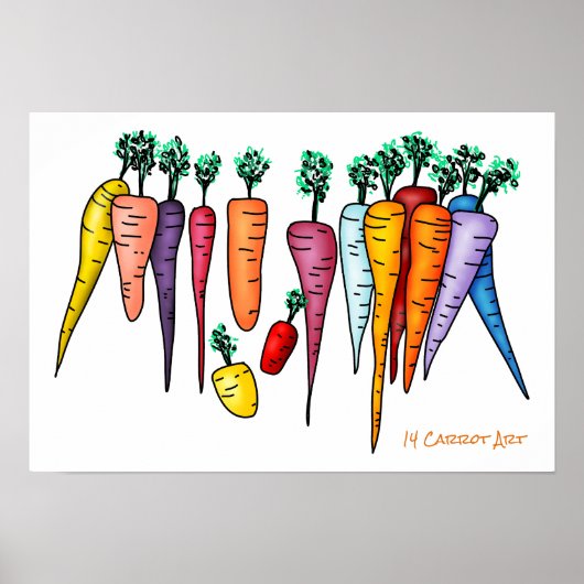 14 Wortelkunst Poster (Voorkant)