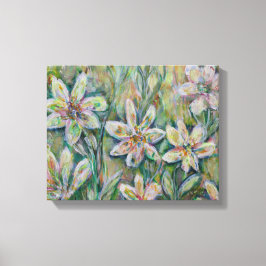 14 x 11-inch Abstract Floral Canvas schilderen Afdruk