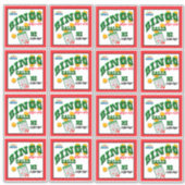 14 x 14 Bingo Sticker (Voorkant)