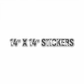 14 x 14-inch STICKERS (Voorkant)
