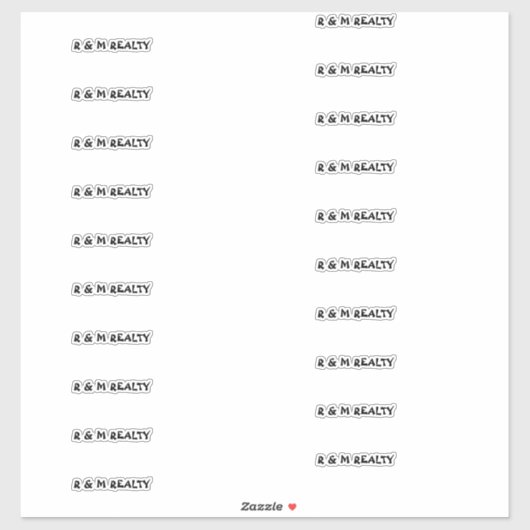 14 x 14-inch STICKERS (Vel)