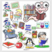 14 x 14 school sticker (Vel)