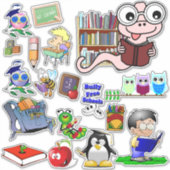 14 x 14 school sticker (Voorkant)