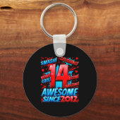 14 Year Old For Boys 14th Birthday Boy 14 Year Old Sleutelhanger (Voorkant)