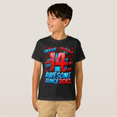 14 Year Old For Boys 14th Birthday Boy 14 Year Old T-shirt (Voorkant volledig)