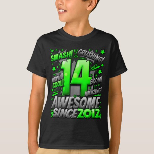 14 Year Old For Boys 14th Birthday Boy 14 Year Old T-shirt (Voorkant)