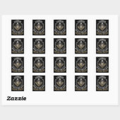 14b29aee7e50e151a840c4797e0f4d4c—masonic-lodge-ea vierkante sticker (Vel)