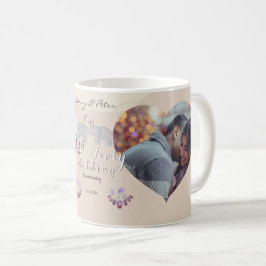 14de Jubileum van het huwelijk Ivory Coffee Mok