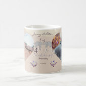 14de Jubileum van het huwelijk Ivory Coffee Mok (Center)