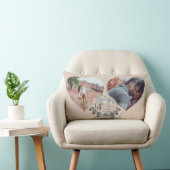 14de Jubileum van het Wedden 2 Foto's Harten Kussen (Stoel)