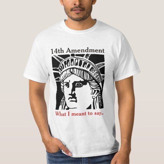 14e amendement 3 t-shirt (Voorkant)