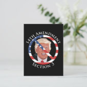 14e amendement Anti-Trump Briefkaart (Staand voorkant)