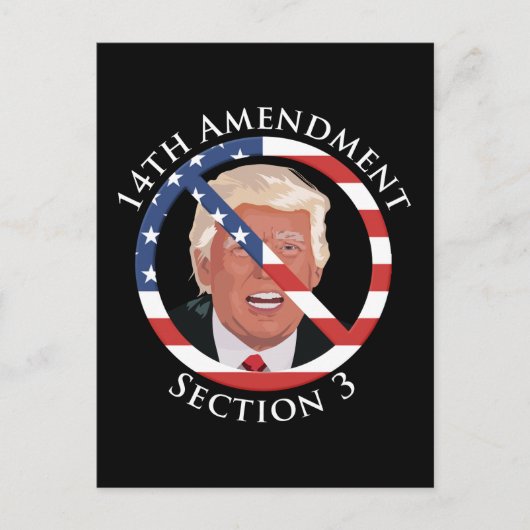 14e amendement Anti-Trump Briefkaart (Voorkant)