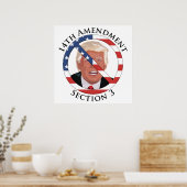 14e amendement Anti-Trump Poster (Keuken)