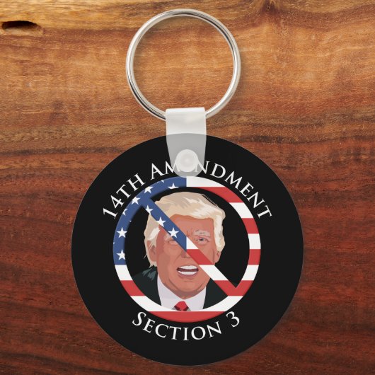 14e amendement Anti-Trump Sleutelhanger (Voorkant)